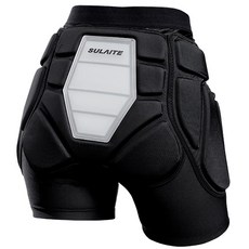 SMT頂級EVA滑雪防摔褲 尾椎加厚矽膠模塊 滑雪護具 護臀 護膝 溜冰 滑板 直排輪護具, 黑色, 1
