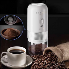 드립 커피 원두 전동 자동 그라인더 분쇄기 가는기계 믹서기 800N 고스트버 75mm, 화이트