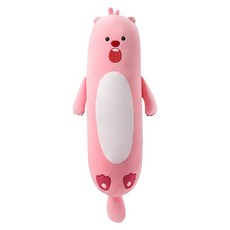 小海狸抱枕 露比抱枕 可愛玩偶抱枕 毛絨玩具 大號床上娃娃, 澱粉腸loppy,125厘米