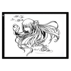 LED拷貝臺 臨摹發光板 漫畫繪圖透寫板, 1個, A4拷貝板(標準版)