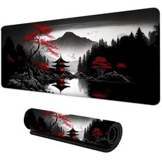 사쿠라 마우스패드 오피스 게임 e스포츠 공용 400*900*4MM, 1개, 스타일 4