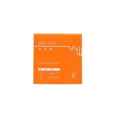 PLAY&JOY 基本款衛生手指套 玻尿酸款衛生手指套, 1個, 基本款5入（橘）