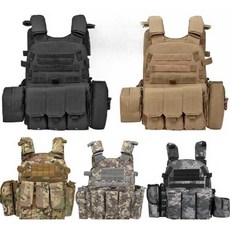 탄입조끼 다용도 위장전투 테기컬조끼 보안 경비원