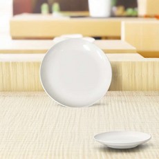 식당용 원형 접시 8호 한식 가정용 가벼운 키친 국대접 업소용