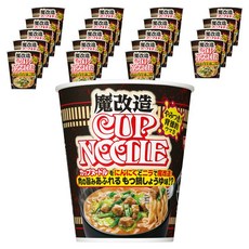 닛신 마개조 컵누들 모츠나베 쇼유 맛 79g, 20개