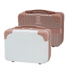 레트로 기내용 투톤 캐리어 14형 미니 가방 레디백 [평점상위]