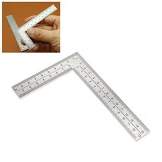 아이베란다 제도 직각자 스퀘어 눈금자 소형, 10x15cm, 1개