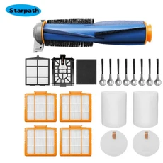 호환 가능한 샤크 AI 및 RV 시리즈 교체 키트(메인 브러시 필터 포함) 로봇 진공청소기 액세서리: 메인 HEP, 01 검정색