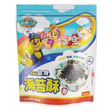 汪汪隊立大功 海苔酥 幼兒烘烤海苔 無鹽無調味 嬰幼兒初食海苔酥 齒妍堂 拌飯香鬆 拌飯料 兒童海苔 副食品 Lab52, 1個