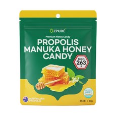오즈퓨어 프로폴리스 마누카꿀 캔디, 60g, 1개