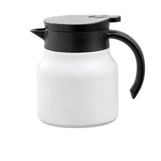 HYPXL 316不鏽鋼保溫茶水分離壺 800ml, 白色, 1個