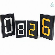 꿈꾸는비 회전식 중형 넘버링 숫자표시, N9 - 흰색