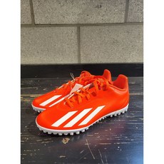 아디다스 주니어 축구화 풋살화 X CrazyFast Club 인조잔디 및 맨땅 겸용 솔라 레드-화이트 3S
