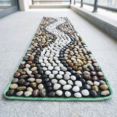 자갈길 마사지 산책로 자갈발 마사지 매트 초고밀도 발지압매트, 혼색1, 1개