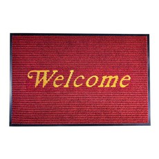 현관매트 카페트 카펫매트 바닥매트 업소용 레드카펫 발판, 1개, 카펫 웰컴레드