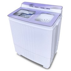 A-Q小家電 ZANWA 晶華 不銹鋼洗脫雙槽洗衣機/脫水機/小洗衣機, 紫, ZW-480T