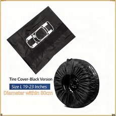 방수방진 천 풀커버 스페어 타이어 커버 가방 휠용 보호용 스노우 보관 케이스, 1개, B. 4PCS