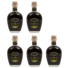캠포리 골드 유기농 모데나 발사믹 식초 + 포장케이스, 5개, 250ml