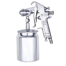 可開發票 高霧化油漆噴槍w-71 傢俱氣動噴漆搶槍w-77 上下壺 膠水塗料乳膠漆, 1個