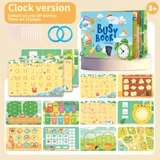 어린이 바쁜 책 인터랙티브 학습 활동 숫자 및 맞추기 게임 스티커 능력 TMZ, 06 NZ