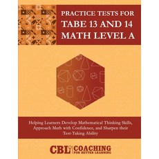 (英文圖書)Practice Tests for TABE 13 and 14 Math Level E 平裝版, Coaching for Better Learning, 英文
