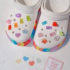 밍블밍블 알록달록 하리보 곰돌이 젤리 신발 꾸미기 파츠 세트