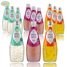 웰 바질시드 드링크 리치 +패션푸르트 +망고 (총) 유튜브주스음료수과일, 1개, 290ml, 4개