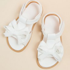 DIU 夏季新款女童涼鞋甜美風蝴蝶結公主涼鞋露趾舒適休閒涼鞋