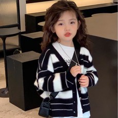 小不點兒 女童 V領針織開衫