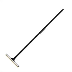 애완동물 털용 4FT 카펫 갈퀴 - 카펫 소파 카시트의 효율적인 애완동물 털 제거를 위한 이중 청소 방법, 블랙 &amp; 실버