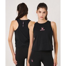 SPYDER 여성 IRON PINK 컬렉션 크롭 탱크탑 SPKFCNSL251WBLK 342982