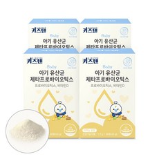 키즈텐 아기 유산균 유아 아이 제타바이오 프로바이오틱스 비타민D 분유맛, 4개, 45g
