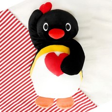 핑구 더블하트 스탠딩 대형 인형 펭귄 50cm, 혼합, 1개 혼합, 1개