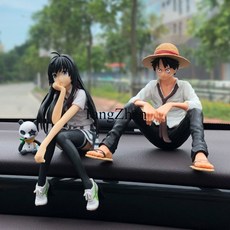 【TangZhen】자동차꾸미기 장식품 자동차 장식품 액세서리 왕홍 핸드메이드 생일 선물 소년 2021형 도로 눈보라 남자차 장식품, */눈내+백로비행, 1개