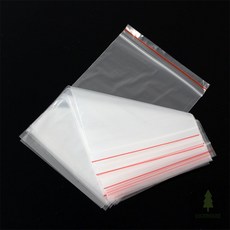 행운과 투명 지퍼백 200매 12x18cm 투명지퍼백파우치