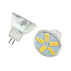 LED 전구 MR11 GU4 3W 2835 SMD 직경 스포트라이트 따뜻한 흰색/차가운 12V 램프 할로겐 조명 교체, 02 웜 화이트, 02 5w