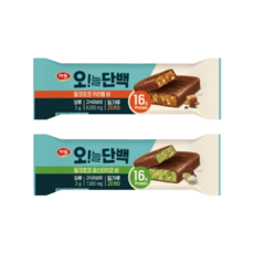 하림 오늘단백밀크초코카라멜바+피스타치오바 48g 각 5개, 총10개