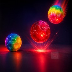 COCOJU LED탱탱볼 감각놀이장난감 미니탱탱볼 야광탱탱볼