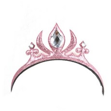 겨울공주머리띠(핑크) 겨울 공주 장식, 없음