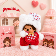 Monchhichi 蒙奇奇 45週年限定披風紀念款掛飾, 圖色, 1個