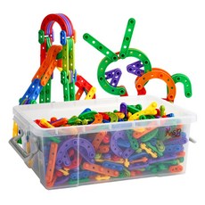 유아 과학상자 아기 만들기 조립 장난감 블록 500P DIY키트 어린이장난감, 1개