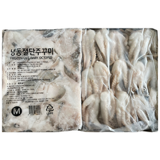 냉동 절단쭈꾸미 M 주꾸미 박스 손질 세척 식당 업소용, 1박스, 3kg