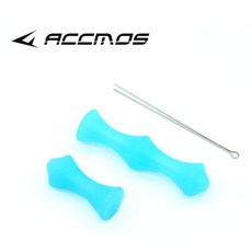 양궁 ACCMOS 양궁 가드 보우스트링 핑거 세이버 탭 화살표 실리콘 릴리스 활 액세서리, 03 L Blue, 1개