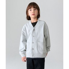 무신사 스탠다드 MUSINSA STANDARD KIDS 오버사이즈 스웨트 가디건 [미디엄 그레이] MKETK3Z02-MR 401389