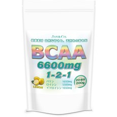 JAY&CO. (자연의 단맛과 천연색) BCAA 6600mg 1-2-1 국내 제조 (레몬 200g), 1개, 200g