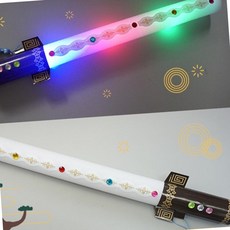 4인용 전통 스티커꾸미기 LED 스펀지검 만들기 스펀지봉 어르신 저학년만들기