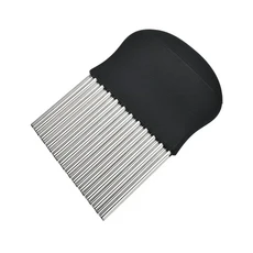 스테인레스 스틸 감자 칩 슬라이서 반죽 야채 과일 주름 물결 주방 나이프 커터 다지기 프렌치 프라이 메이, 01 Cutter