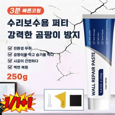 [빠른 패치] 벽보수 탐사 벽보수용 퍼티 벽면보수제 벽면 복원 깨진타일 전용 보수제 시공이 간편하다 균열/벽면이 떨어지다/벽면 광고/패인 흔적 250g/1개, 1개, 250g
