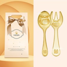 골드베베 순금 24K 금포크 돌반지[프리미엄패키지] 아기 첫돌 돌잔치 돌선물 1g 1.875g 3.75g