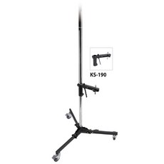 【控光後衛】KUPO 390M 中柱帶輪腳架, 1個